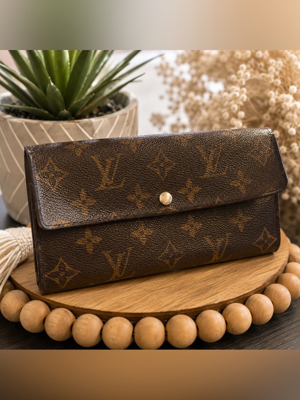 FINAL Price Drop! Louis Vuitton Checkbook Wallet